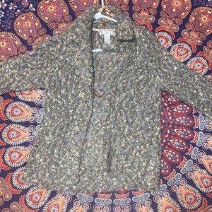 Susan Bristol Green/Brown Sweater size small